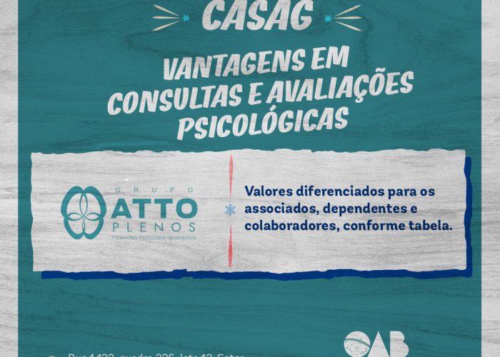 Casag garante vantagens em saúde mental para a advocacia goiana