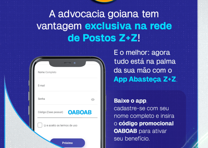 Aplicativo Abasteça Z+Z é adaptado para atender advocacia goiana com benefícios exclusivos