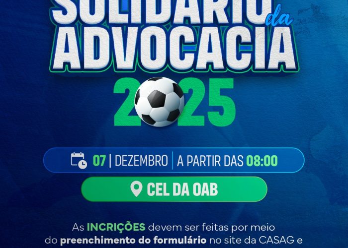 Casag abre inscrições para o Jogo Solidário da Advocacia 2025