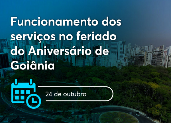 CASAG terá serviços suspensos no feriado de Goiânia